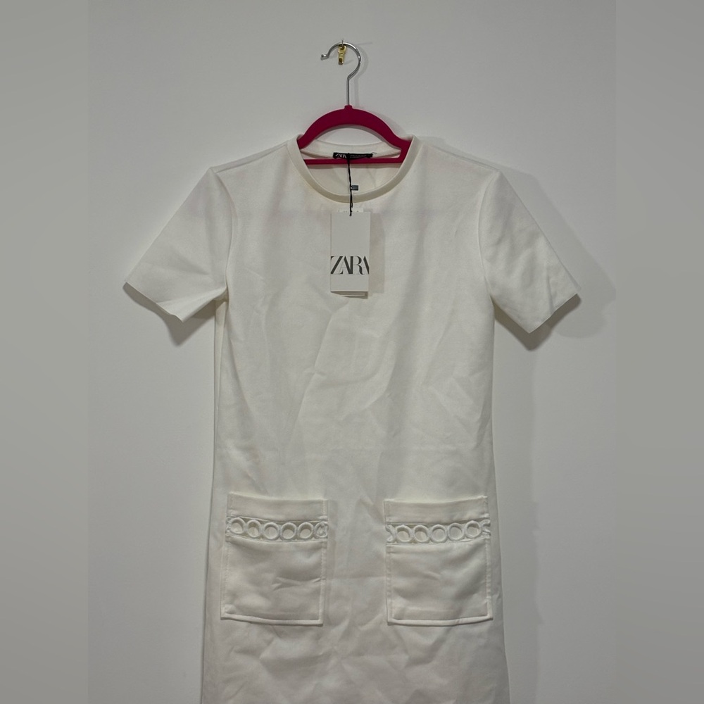 Zara Ivory Textured Fabric